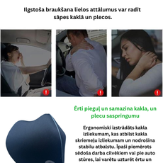 Ergonomisks Kakla Spilvens